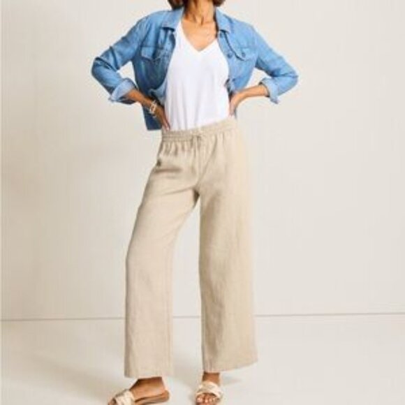 NWT Tommy Bahama Beige Linen Pants - Picture 1 of 5